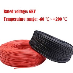 Silicone Cable Silicone Strand High Flex Wire 6KV 14~22AGW Tinned Copper Wire