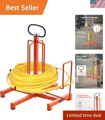 Durable Floor or Wall Mounted Wire Spool Rack – Efficient Cable Management Rack