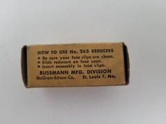 Lot of 3 – BUSS 263 Bussmann Fuse Reducers (Box of 2) – Next Day Option – New