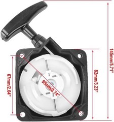 Pull Starter Replace for 33cc 43cc 47cc 49cc 50cc Engine Pocket Bike Gas Scooter