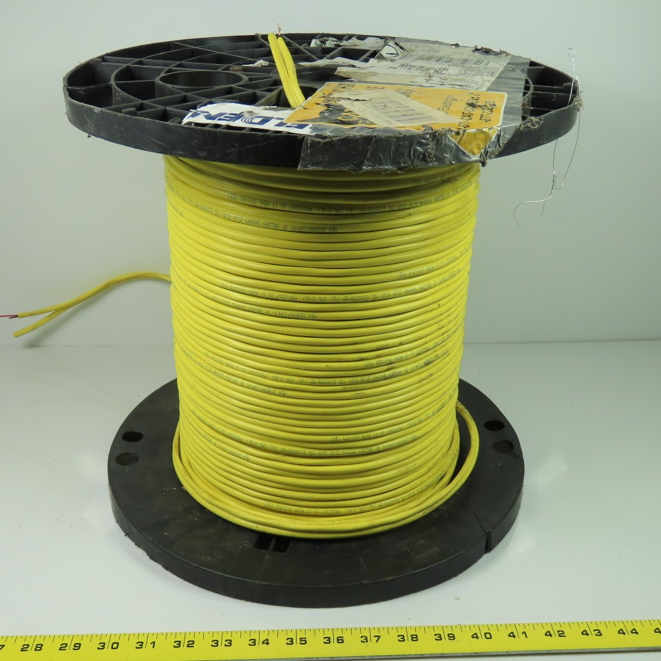 Belden E108998-BN 549945 2 Cond 18 AWG 1C20 75C Video Camera Cable Yellow 380′