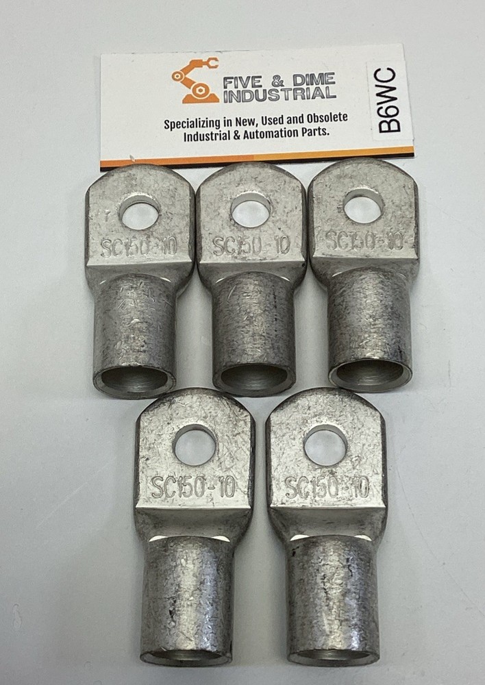 Tinned Copper Cable Lugs SC150-10 (PKG of 5)
