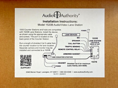 AUDIO AUTHORITY 1520B Lane Station