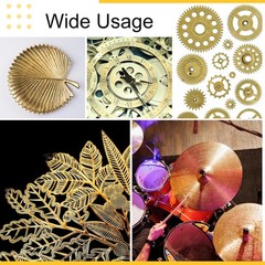 H62 Brass Circular Plate Metal Flat Foil Sheet Multiple Sizes Thickness 0.8-3mm