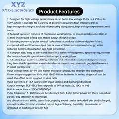 3.6V 7.4V to 15KV Pulse Arc High Voltage Module Transformer DC High Voltage Pack