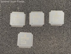 Assorted Microchip Gray Office Supplies Integrated Circuits In Box Not Tested