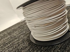 Del City Primary Wire 14 AWG, White, 500 FT, 60V DC, PVC, 1114502