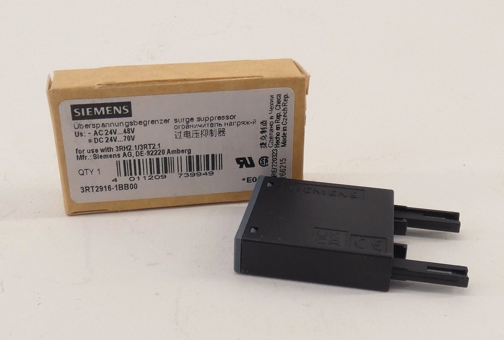 Siemens 3RT2916-1BB00 Surge Suppressor 24-48VAC 24-70VDC – NEW Surplus!