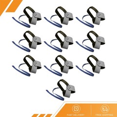 10 x ESD Anti Static Foot Heel Straps Anti Static Wrist Band Adjustable Grey