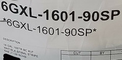 Southwire #16awg GXL SAE J1128 XLPE Automotive Wire 125C White/Black /100ft