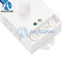 DC12-24V AC110-240V 5.8GHz Microwave Radar Sensor Body Motion HF Detector Switch