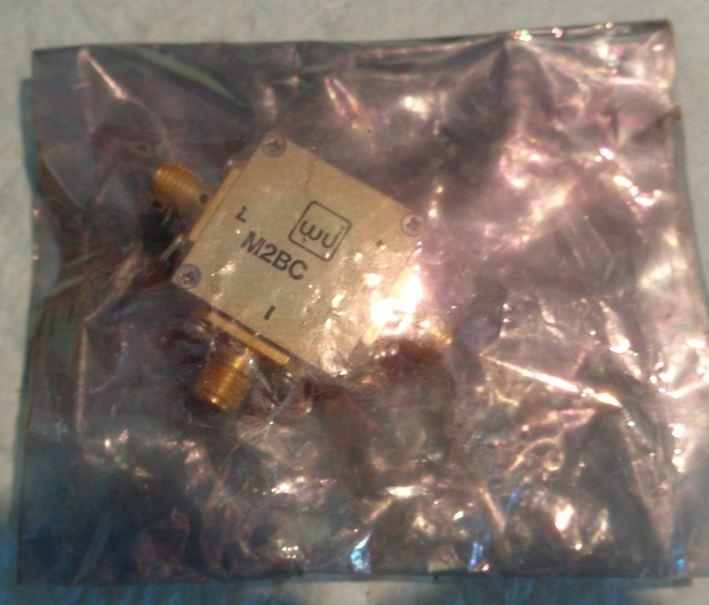 Watkins Johnson WJ M2BC RF Mixer 10.0-1600.0 MHz in a sealed bag.