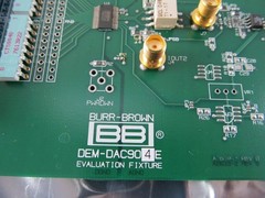 Burr Brown BB DEM-DAC904E Evaluation Fixture Board