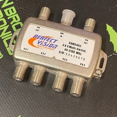 SAM3402 – PERFECT VISION – 3X4 MULTISWITCH 40-2150MHz