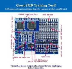 SMD/SMT Components Practice Board – Electronic Project Kits DIY Soldering Skill