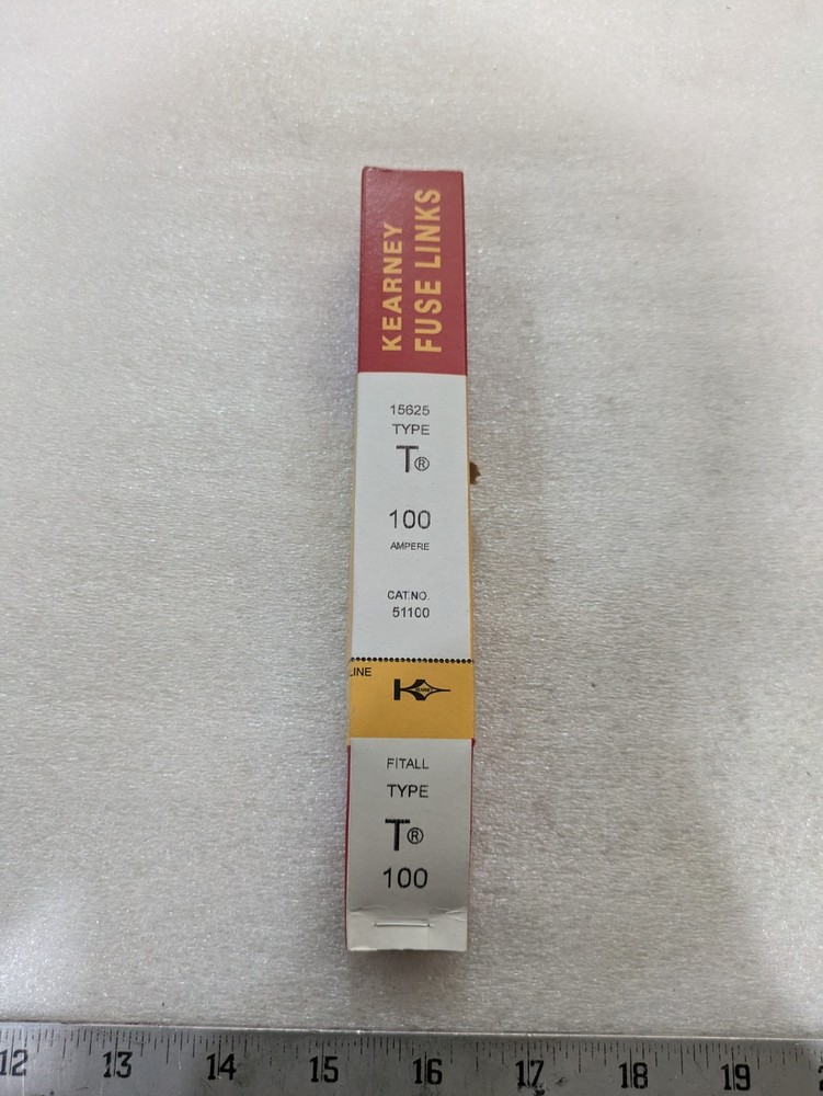 Kearney 51100 Fuse Link Type T 100 Amp Fitall Medium Voltage Eaton Cooper Power