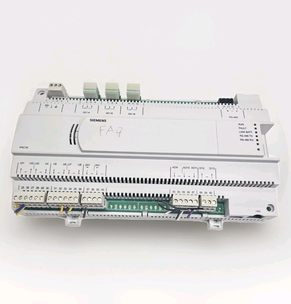 Siemens PXC16-P.A APOGEE PXC Compact 16 Point HVAC Controller DDC – Used