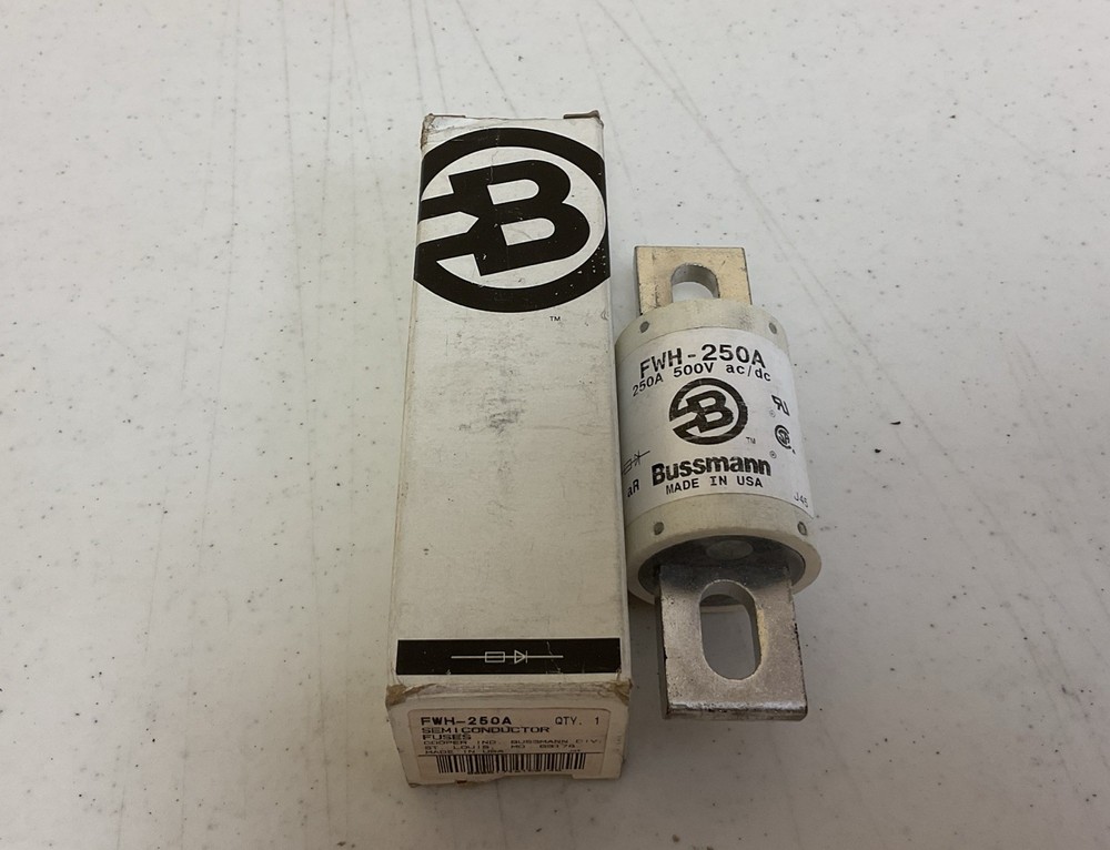NEW COOPER BUSSMANN FWH-250A SEMI CONDUCTOR FUSE, FREE SHIPPING
