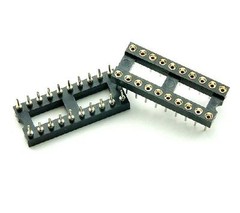 50pcs 20Pin DIP SIP Round IC Sockets Adaptor Solder Type gold plated machined