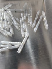 50 PCS TE Connectivity 054955-000 Solder Sleeve 0.065 Clear CWT-9001 Free Shipn