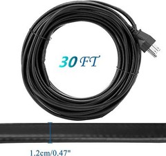120V Plug-in Ready Heat Cable Pre-assembled Self Regulating Roof Snow Melt Tape