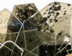Mica Spotted Stained Natural Block, Book Mica, Your Choice of Quantity