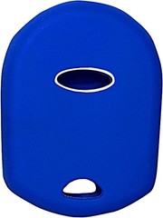 Silicone Key Fob Cover Protector for Explorer Flex 5-Button Remote Color: Blue
