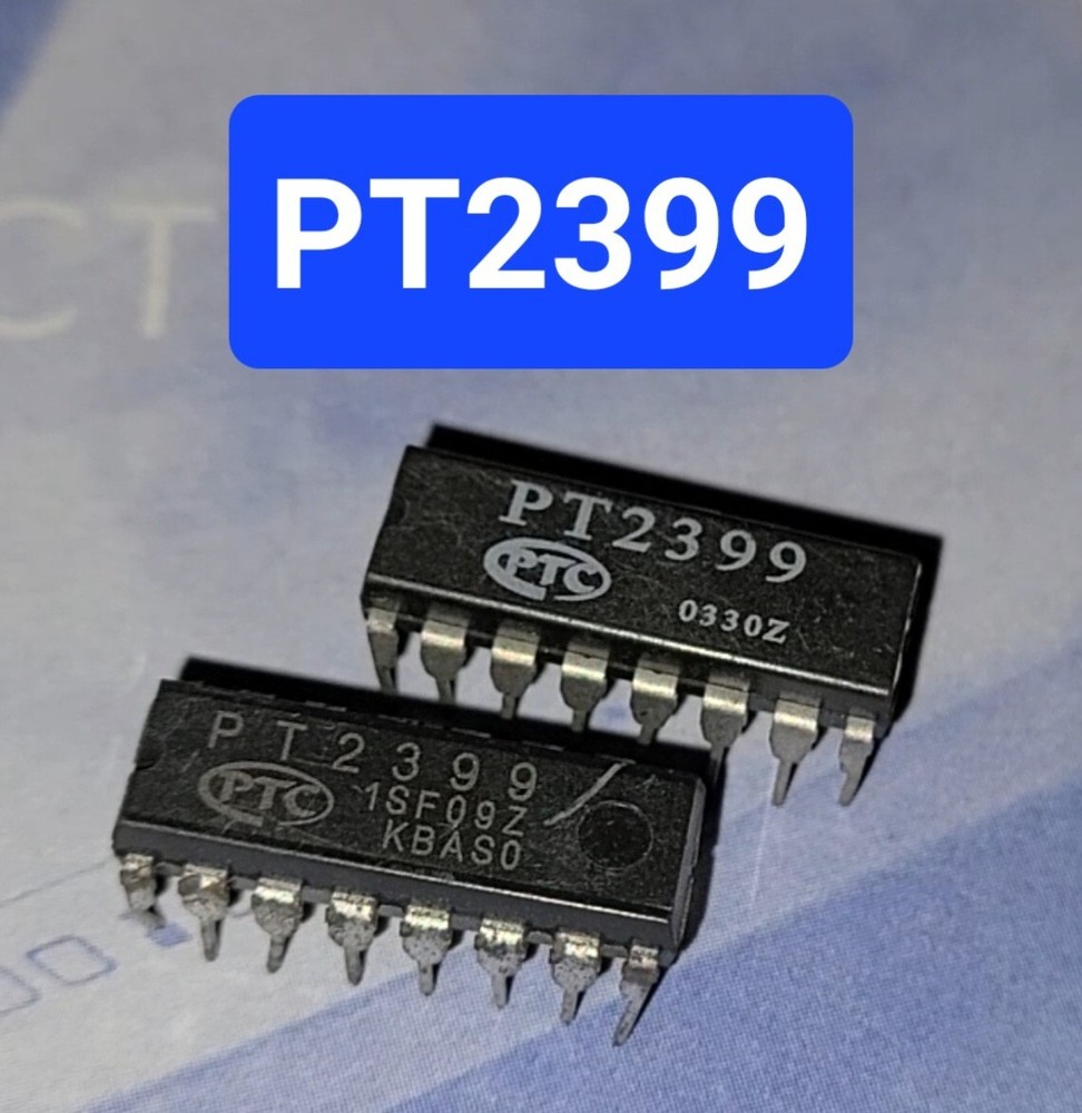 4PCS PTC PT2399 Echo Audio Processor Guitar IC DIP-16 – New IC, USA, LOT OF 4