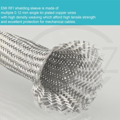 Flat Shield Braided Ground Strap Grounding Tinned Copper Braid Width 4mm – 70mm