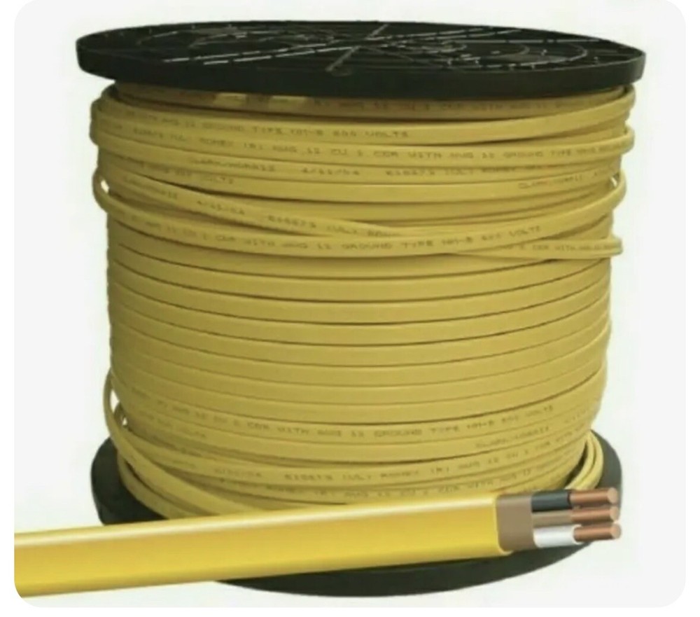 12/2 W/GROUND ROMEX INDOOR ELECTRICAL WIRE 5’ Length $20 free shipping