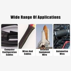 PET Nylon Expandable Braided Cable Sleeving Φ6.0 mm Wire Harness/Auto/Sheathing