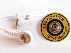 Universal ESD Grounding Snap Kit with 16ft Grounding Cord for Safe Workspaces
