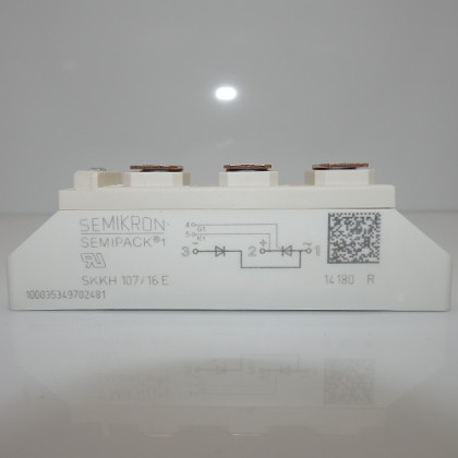 Semikron 119A 1600V Semipack Thyristor Diode Module SKKH 107/16 E