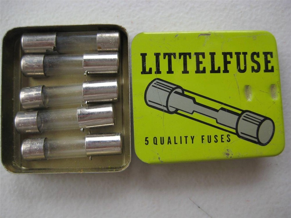 4 or 5X Littelfuse Fuse C 332 3/16 1/4 3/10 4/10 1/2 7/10 3/4 1 or 1-1/4 A 250V