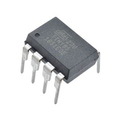 5PCS ATTINY85-20PU IC MCU 8BIT 8KB FLASH 8DIP Top