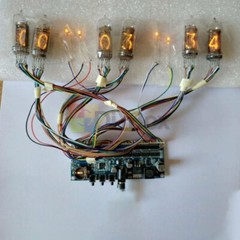 Universal Glow Tube Clock Module DIY Kit for IN14/ IN12 S30 PCBA RGB Nixie clock