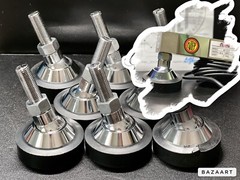 (Pack of 2) OPTIMA OP-413-1/2 Ball-Joint Feet For Ended Beam Load Cell Scale