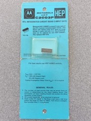 Motorola HEP C2003P RTL INTEGRATED CIRCUIT QUAD 2-INPUT GATE