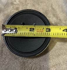 3″ Black Mini – SPEAKER 8Ohm, 1W, ROUND