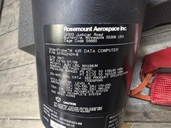 Rosemount Aerospace SMARTPROBE Air Data Computer 2015G2H2H2H9A W/Certifications