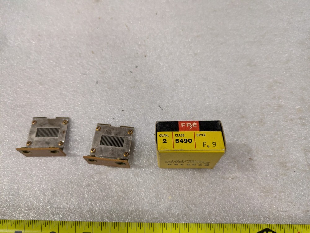 FPE Federal Pacific 5490 F0.9 Overload Heater Element Lot of 2 Motor Starter