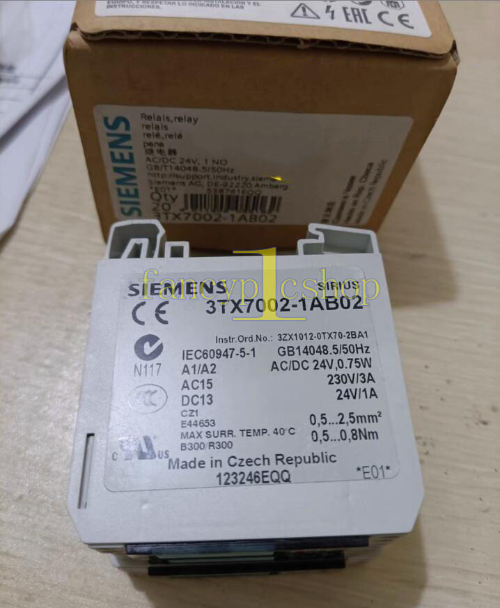 1PCS NEW For Siemens 3TX7002-1AB02 Relay