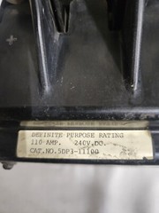 WARD LEONARD 5DP3-11100 CONTACTOR 110AMPS 240V [TESTED]