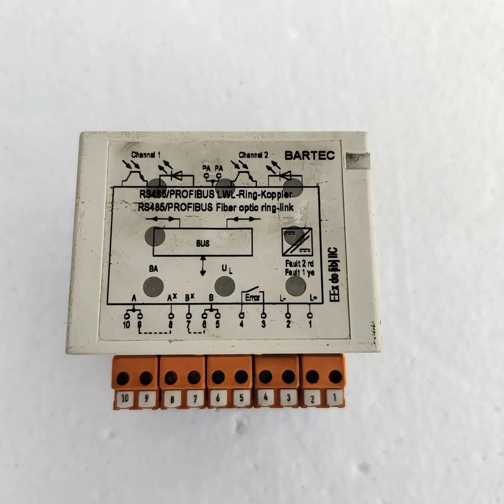 Bartec 07-7311-97WP/5200 RS485/PROFIBUS LWL-Ring-Koppler