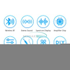 Electronic Soldering Audio Spectrum Bluetooth Speaker Kit LED Music Spectrum DIY