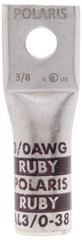Polaris AL3/0-38, 3/0 AWG, 3/8″ Stud, Aluminum, 1-Hole, Compression Lug, 1 pc