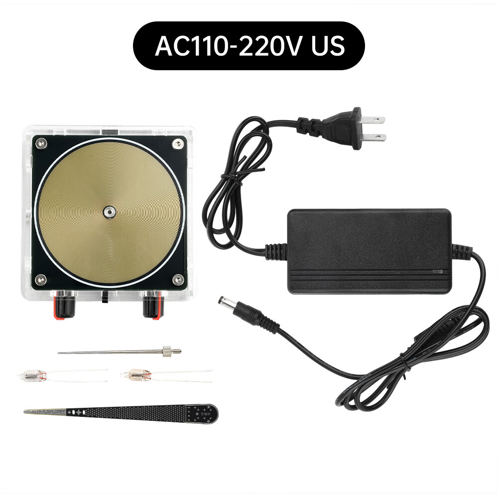 110-220V Bluetooth Music Tesla Coil Arc Generator Artificial Lightning Touchable