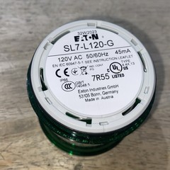 Eaton SL7-L120G green led stacklight 120V beacon light