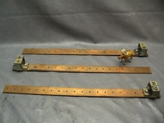 Copper Busbar Length 28-1/2″ Width 1-3/4″ Height 1/16″ Lot of 3