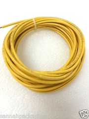 16 AWG MACHINE TOOL WIRE E-80256 UL MTW 600V BC-5W2 24Ft Yellow Qty 2